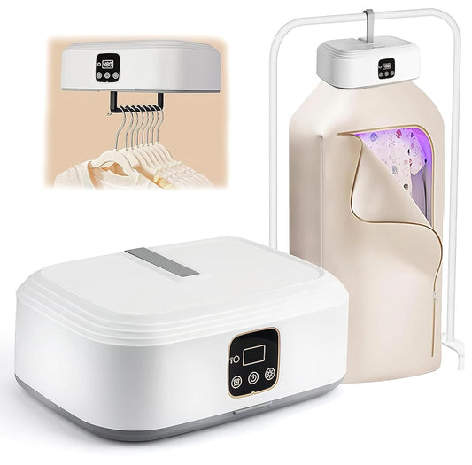 Foldable Electric Cloth Dryer suitable for 7-8 cloths such as Under Garments, Jeans, T shirts, Towels etc.. - Hot Air drying of clothes with constant heating.