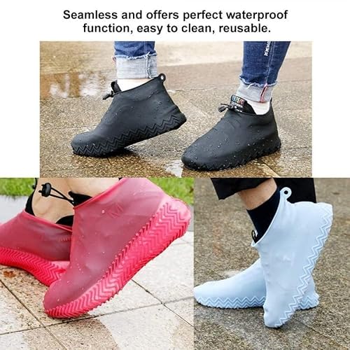 Waterproof Silicone Shoe Covers – Protect Shoes From Rain & Mud (Large Size)
