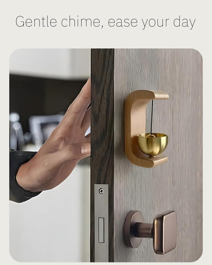 Wooden Door Bell for Home & Shop, Shopkeepers Door Chime, Ideal Housewarming Gift