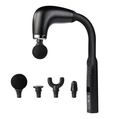 Massage Gun With Upgraded Extended Handle,Back Massager For Pain Relief Deep Tissue With LCD Screen, Massage Gun Deep Tissue With 4Massage Heads