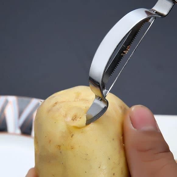 3-in-1 stainless steel peeler and corer set for kitchen