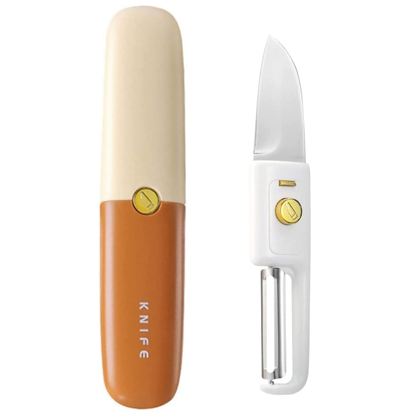 2 in 1 peeler knife