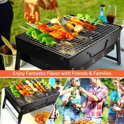Barbecue Grills -  (2 Spatula, 1 BBQ, 10 Stick & 1 Air Blower )