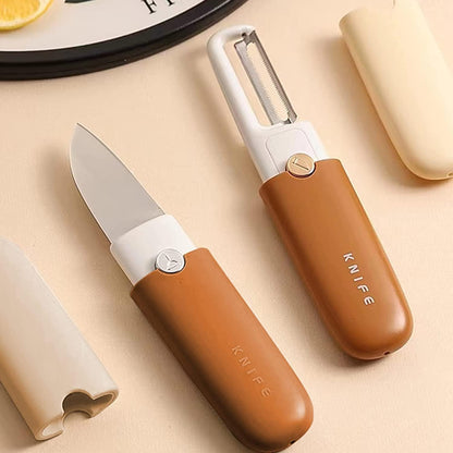 2 in 1 peeler knife