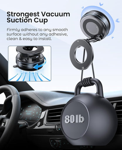 360° Vaccum Magnetic Phones Holder