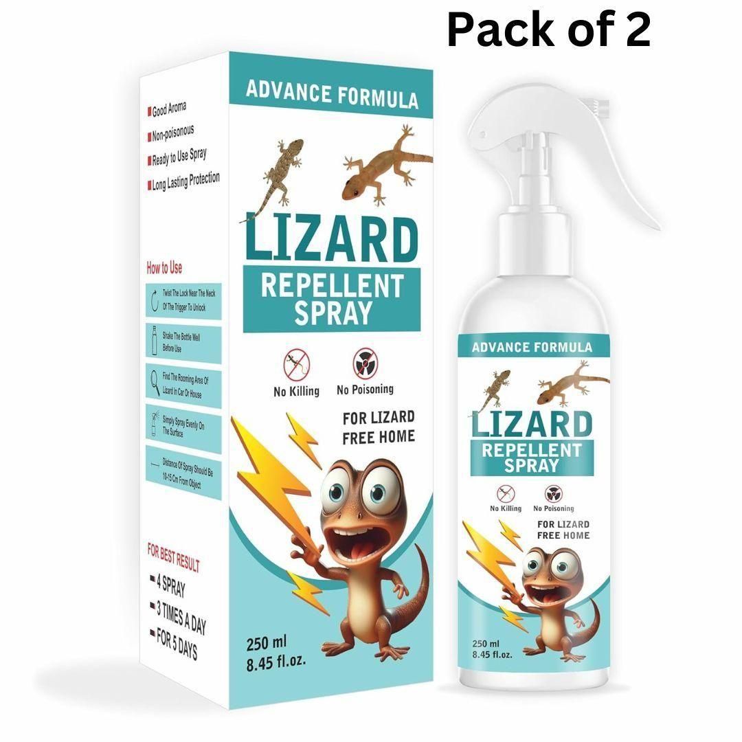 Lizard Repellent for Home Spray Pest Control  250ML (Pack of 2)